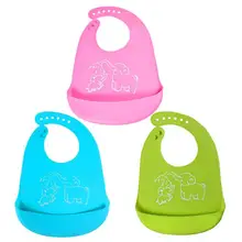3 шт. регулируемые водонепроницаемые Силиконовые Слюнявчики для кормления младенцев Слюнявчики слюны текстильные полотенца высокая прочность тонкое мастерство