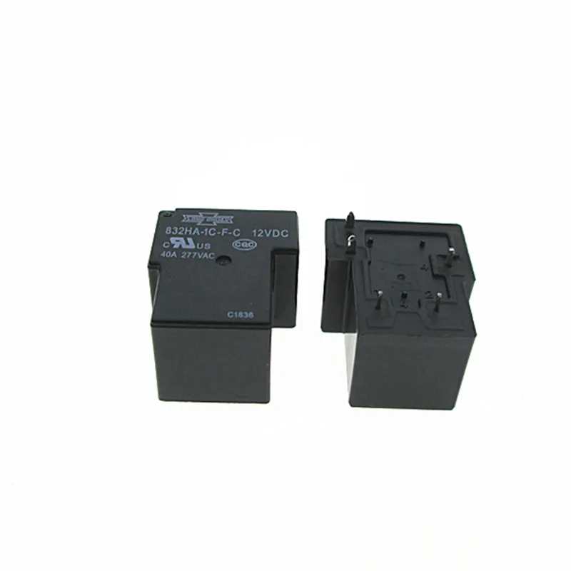 Новый высокой мощности 12V реле 832HA-1C-F-C 12vdc 832HA-1C-F-C-12VDC 832HA1CFC 12VDC DC12V 40A 277VAC 4PIN |