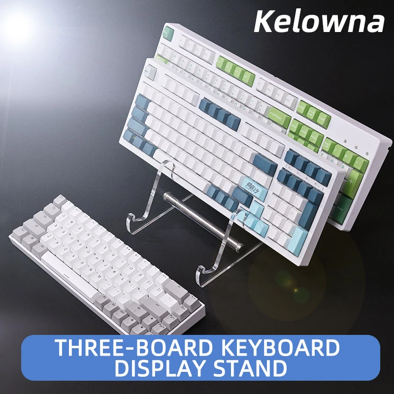 Original Holder Stand Support Three Keyboards Display Shelf Kelowna For Mechanical Keyboard Storage Display Rack Storage Keyboar cute keyboards for computers