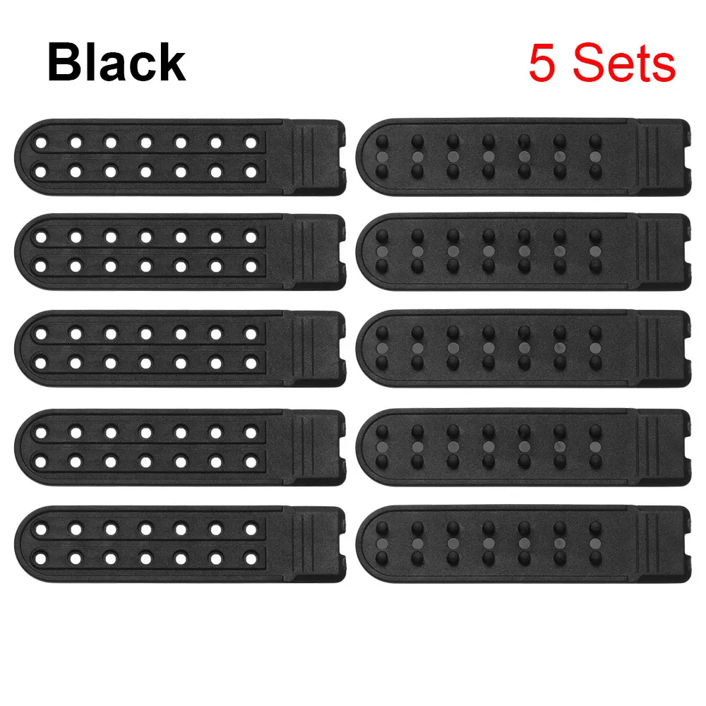 5 Sets Colorful 14 Holes Hat Strap Hats Fasteners Buckle Strap