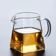 

Heat-resistant Glass Transparent Pitcher Creative Kung Fu Tea Set Accessories Glass Square Pitcher Tea Pitcher