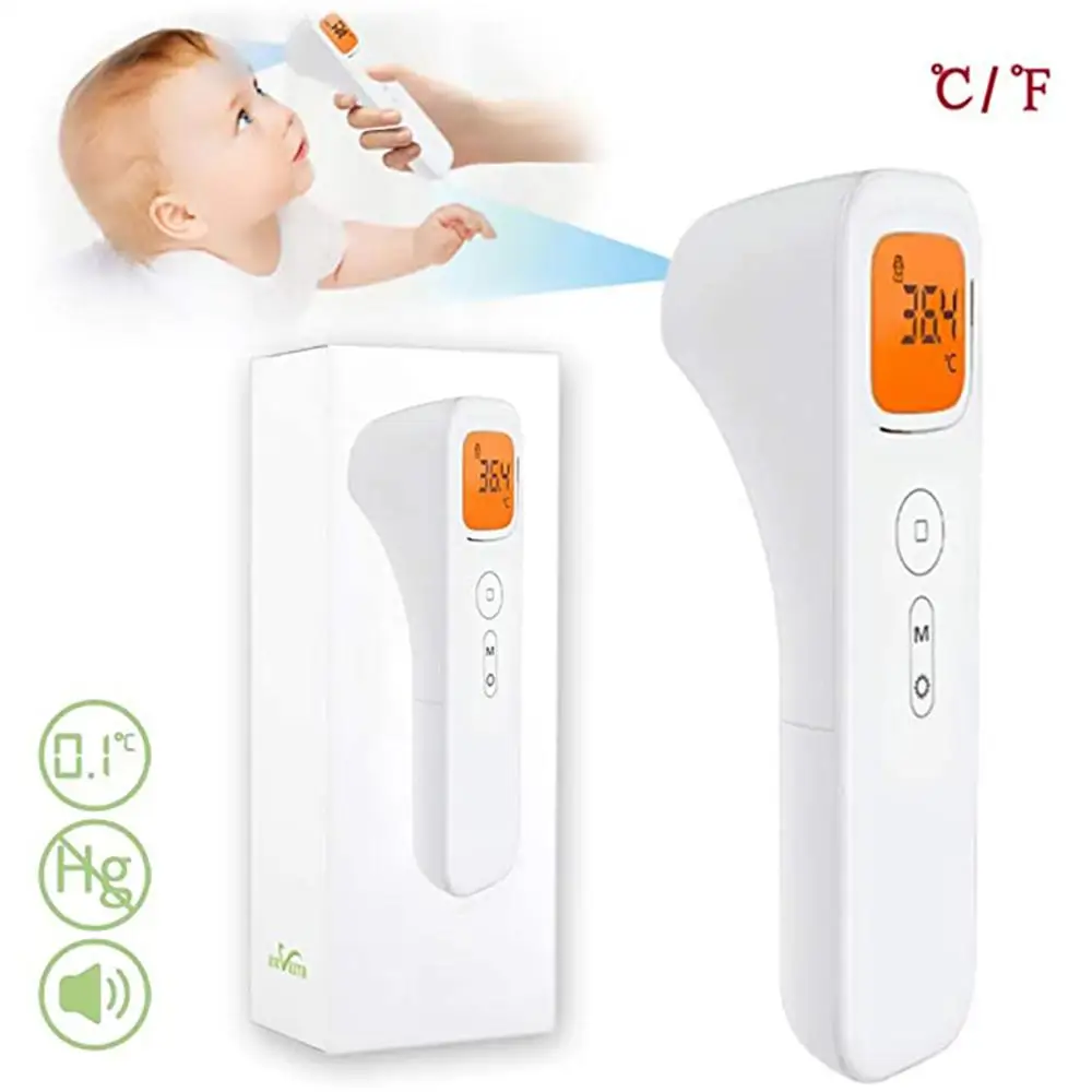 

Forehead Ear Thermometer Instant Medical Non Contact Digital Infrared with Fever
