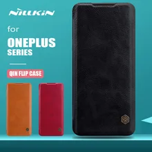 Для Oneplus 7T 7 Pro чехол серия Nillkin Qin откидной кожаный чехол Роскошная задняя крышка Oneplus 7T 7 Pro 6 5T 5 3 деловой чехол для телефона