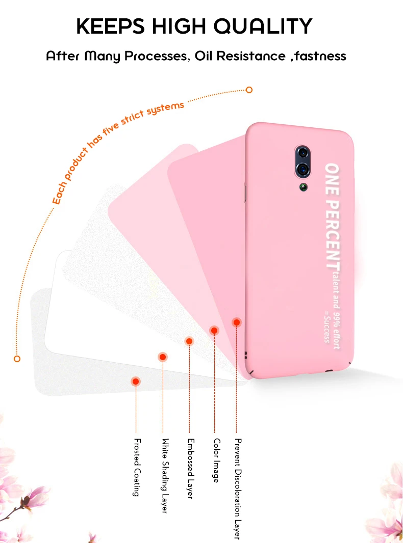 ADKO ультра тонкий цветной чехол для телефона для Oppo Reno Жесткий ПК назад простой стиль Мягкий сенсорный чехол для Oppo Reno Z 10x зум версия