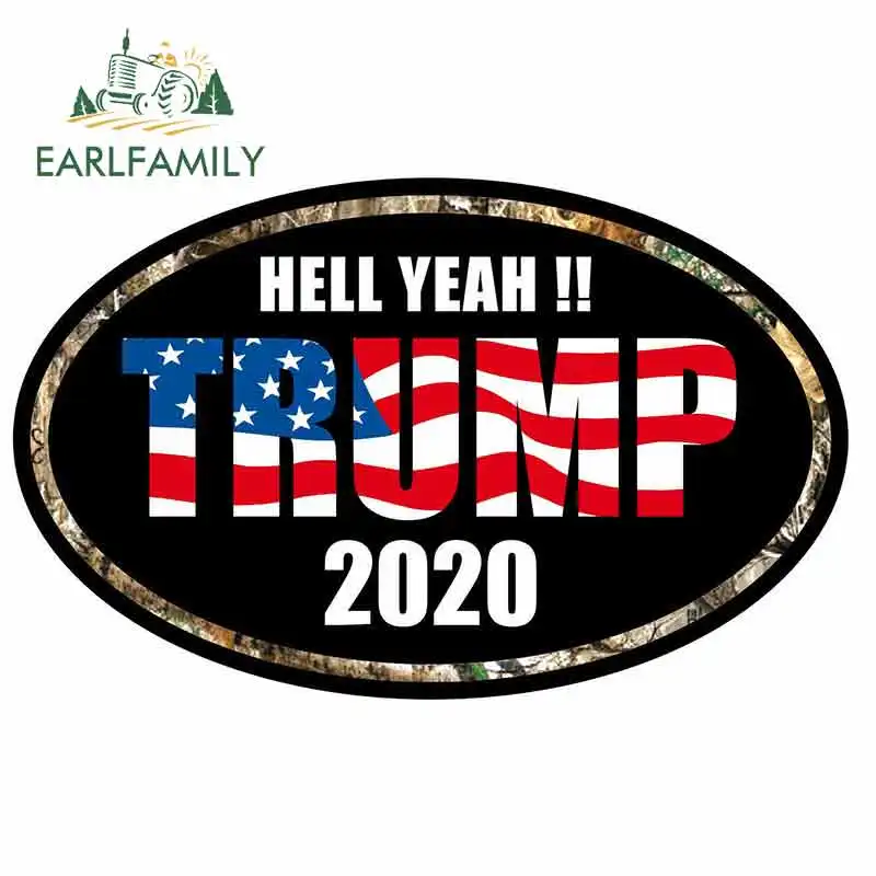 EARLFAMILY 13 см x 8,2 см для Trump антидемократ Live знак виниловые наклейки на машину JDM бампер багажник грузовик графика тонкая наклейка