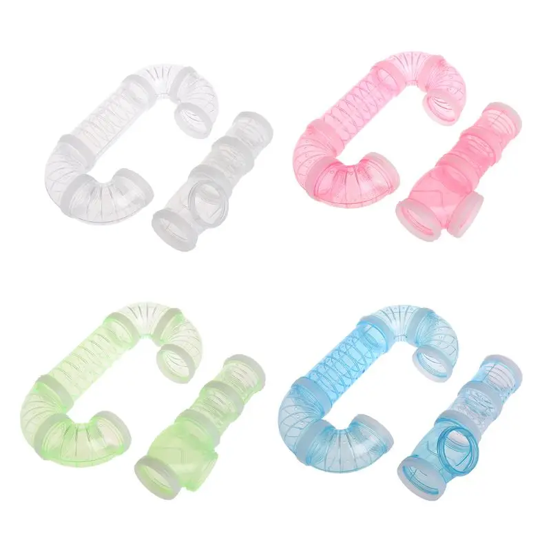 

DIY Acrylic External Connected Hamster Pipeline Tunnel Fittings Tube Playing Toy