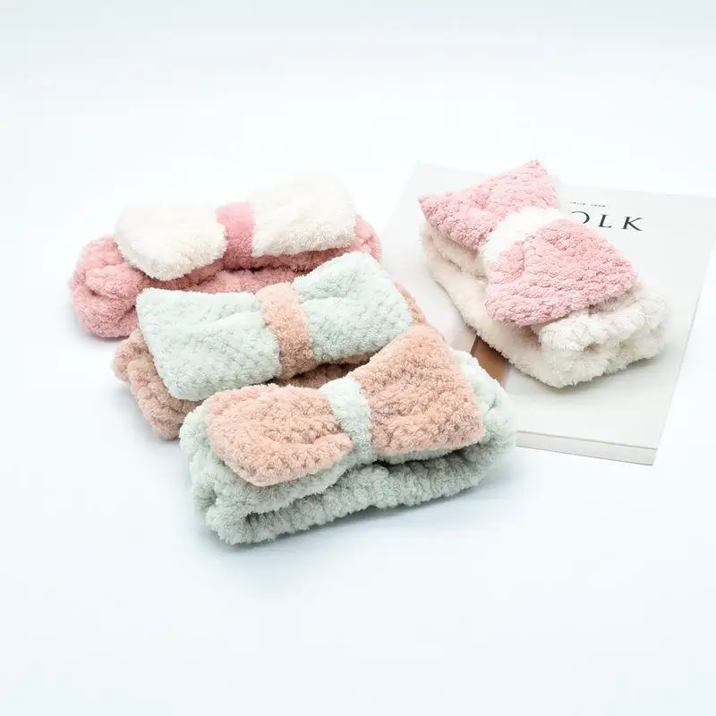 

2020 New Bows Headband for Girls Chic Solid Spring Hairband Hair Ties for Kids DIY Girls Hair Accessories Headwear