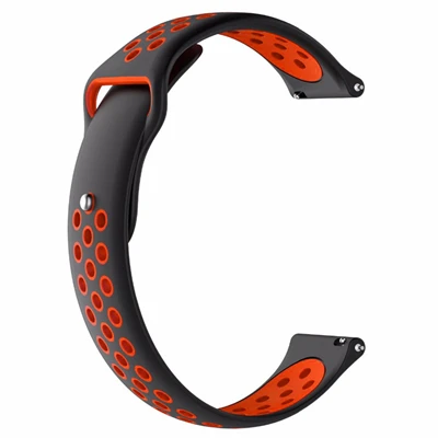 Для Huami AMAZFIT GTR 47 мм Смарт-часы силиконовые спортивные сменные часы ремешок на запястье модный простой черный#4 - Цвет: Красный