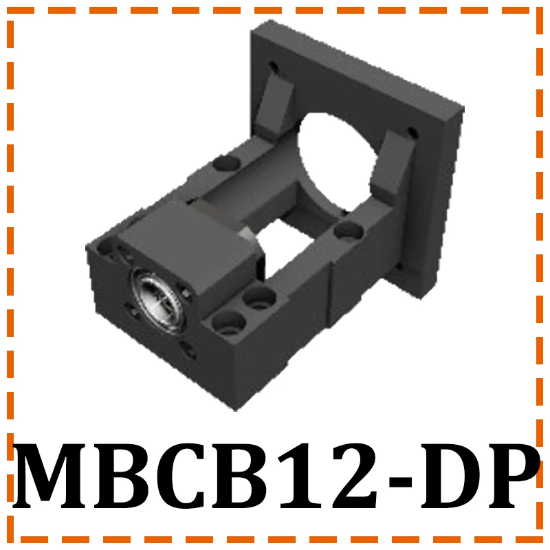 MBCB12-DP MAXTENSO профессиональный двигатель кронштейн опорный блок для шарикового винта корпус MBCB12-D/DP шаговый двигатель с BF12 и муфта с ЧПУ - Цвет: MBCB12-DP
