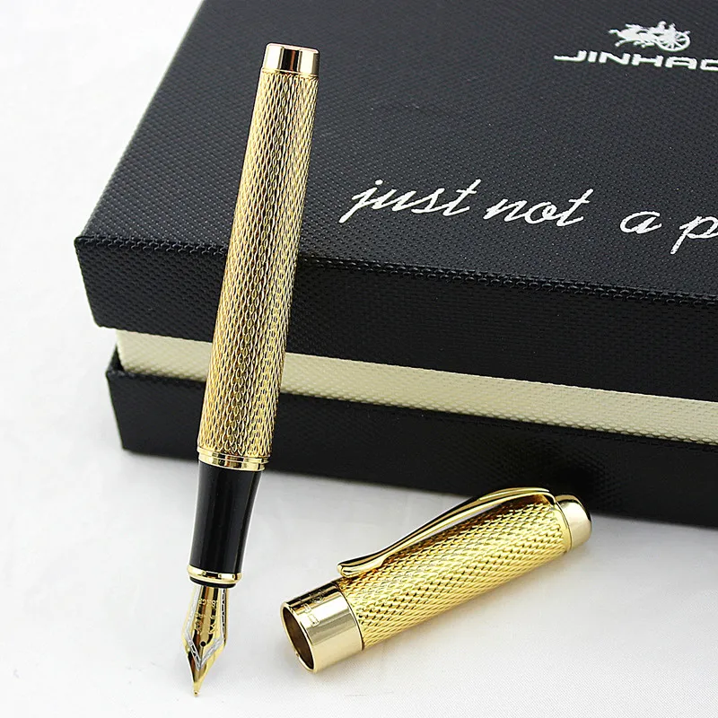 Jinhao серия Century целлулоидная перьевая ручка с золотым узором отлично подходит для