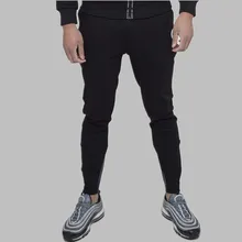 2019new мужские повседневные штаны мужские спортивные штаны однотонные для похудения бегуна спортивные штаны для спортзала тренировочные штаны для бега