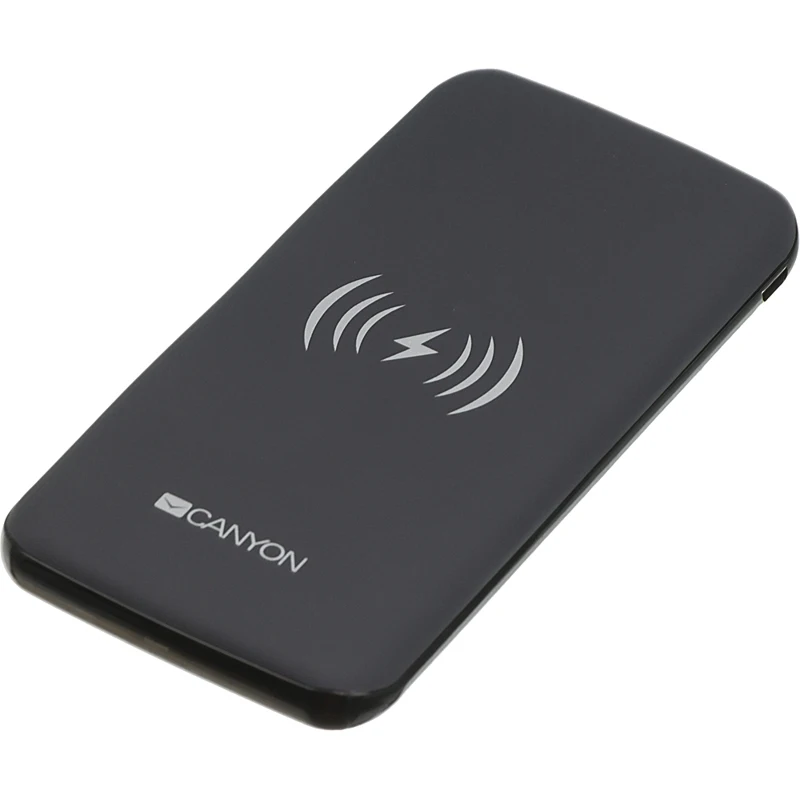Внешний аккумулятор (Power Bank) CANYON CNS TPBW8B 8000мAч черный (oscnstpbw8b)|Внешние аккумуляторы| |