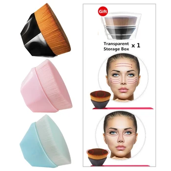 

Portable Foundation Brush BB Cream Cosmetic Makeup Brushes Loose Powder Brush No Trace Make up Brush maquiagem For Face Women