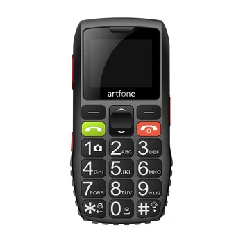 

Artfone C1 Big Button Mobile Phone for Elderly, Unlocked Senior Mobile Phone With SOS Emergency Button,1400mAh Battery(2G)