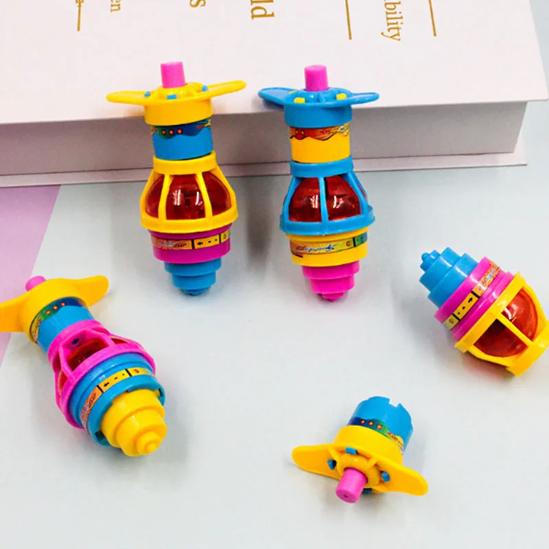 1 шт. Gyro Peg-Top волчок Brinquedo Забавная детская игрушка Классический UFO гироскоп лазерный цветной светодиодный светильник-вспышка подарок на год
