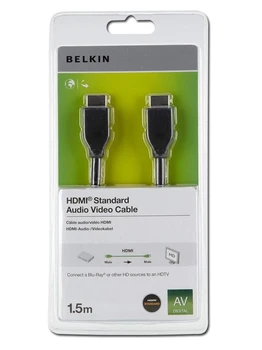 

Belkin HDMI 1.4 1.5m HDMI cable 1,5 m HDMI Type A (standard) Black