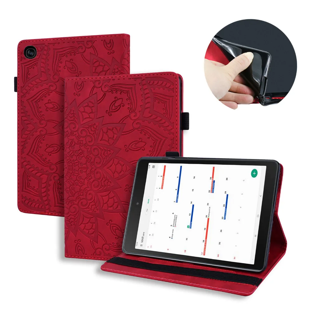 Leather Case for Samsung Galaxy Tab A SM-T510 SM-T515 T510 T515 Tablet Cover Stand Funda For Tab A 10.1'' Coque Capa