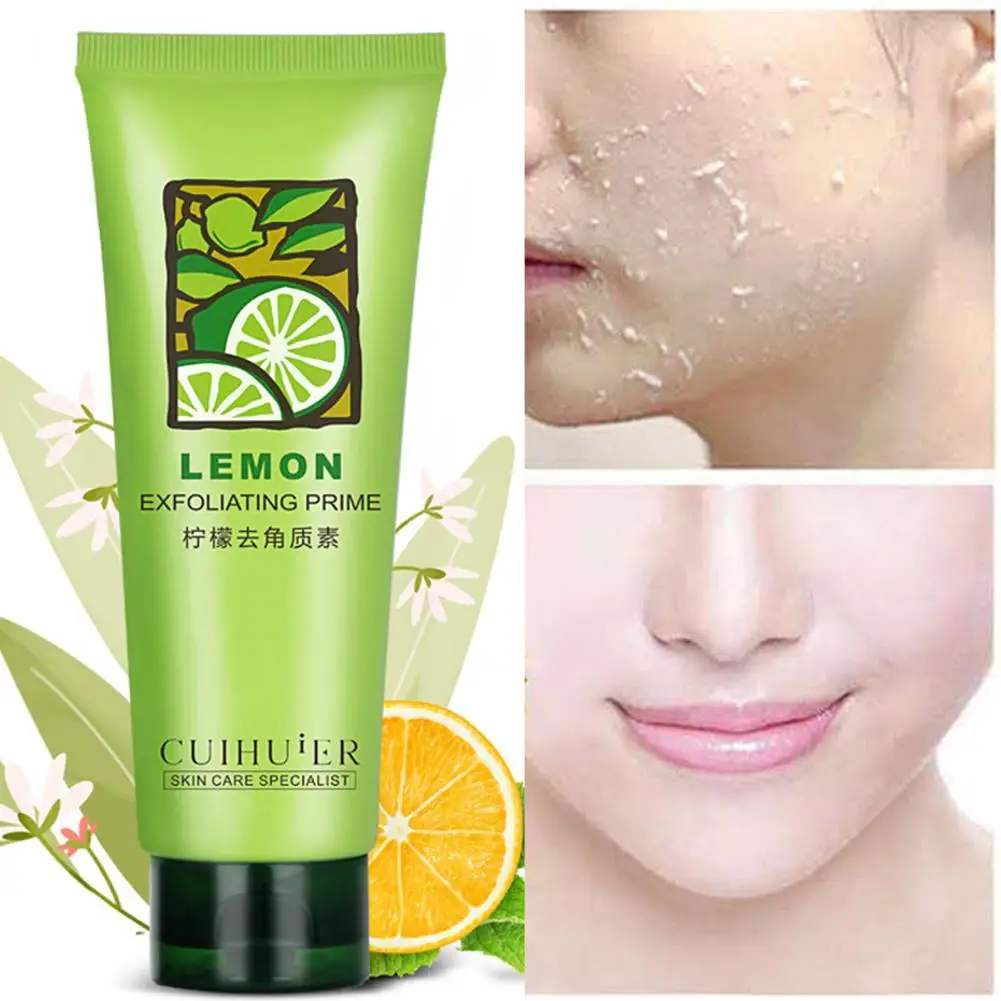 HobbyLane Facial Cleanser Natural Face Exfoliating Gel Whitening Revitalising Remove Dead Skin Scrub Pore 120g | Красота и здоровье