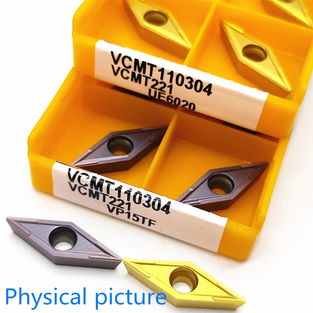 Токарный инструмент VCMT110304 VP15TF из карбида вольфрама токарный с ЧПУ VCMT 110304