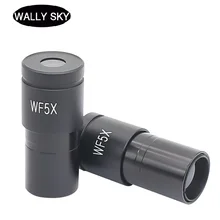 

Biological Microscope Eyepiece WF5 WF10 WF15 WF16 WF20 WF25 Mounting 23.2mm Wide Field Optical Lens Microscope Accessories