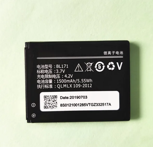 2019 Новый 3 7 V 1500mAh BL171 аккумулятор для Lenovo A319 A60 A500 A65 A390 A368 A390T A356 A370E A376 BL 171 Замена
