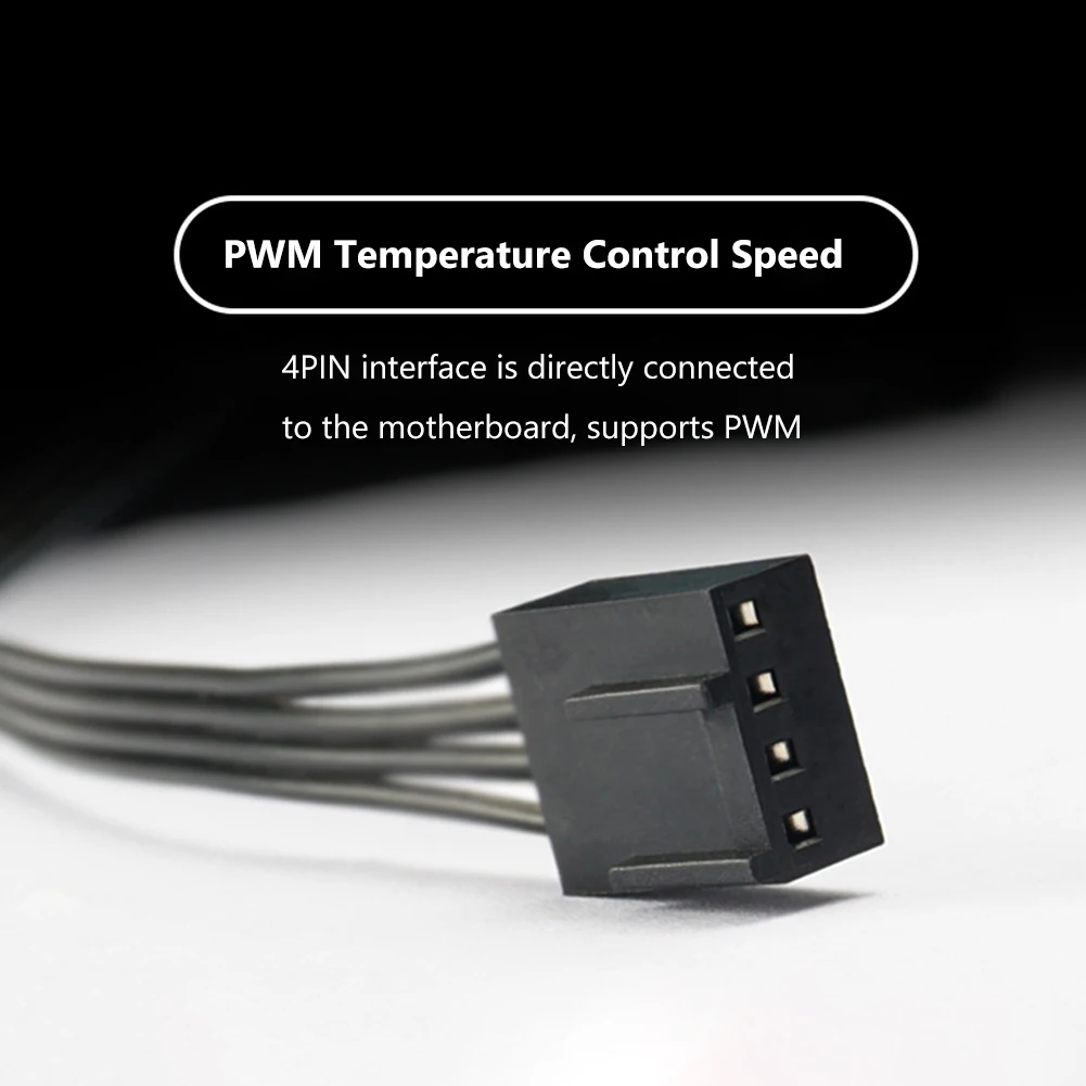 4-pin pwm ventilador de refrigeração silencioso com
