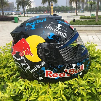 

Motorcycle Helmet Full Face Helmet Double Lense with Sun Visor Casco Racing Capacete Capacete Casque