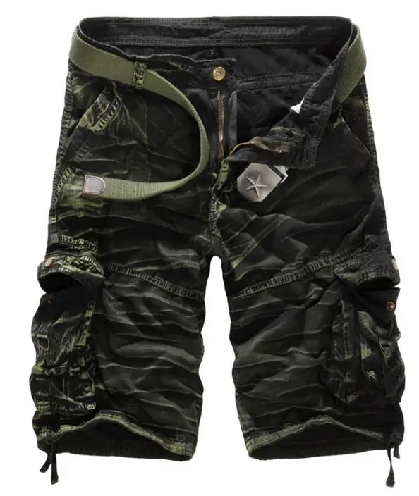 Arny Green Camo 3050#8 Цвет Размер 29-38 мужские военные армейские карго-шорты камуфляжные брюки городские повседневные армейские брюки - Цвет: Arny Green Camo