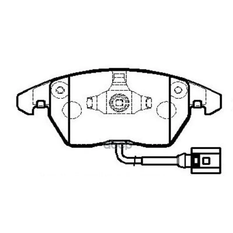 Ckvw-7_колодки Дисковые Передние! Audi A3 Диск 15"/16", Vw Golf V 1.4-2.0td Диск 15" 03 Ctr Ckvw7 Ctr арт. CKVW7