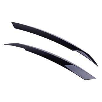 

DWCX Car Glossy Black Front Headlight Lamp Eyebrow Eyelid Trim Cover fit for VW Jetta MK6 Sagitar NCS 2010-2015 2016 2017 2018