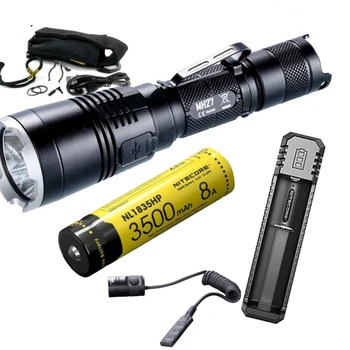 

NITECORE MH27 RGB Flashlight CREE XP-L HI V3 max 1000 lumen USB rechargeable torch beam throw 462 meter tactical light +RSW1