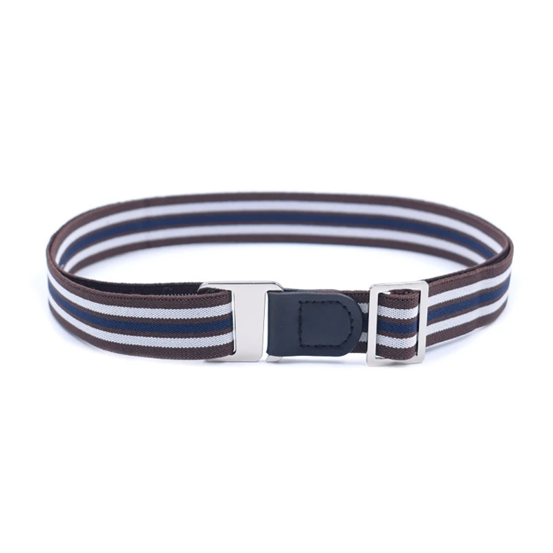 

Multipurpose Adjustable Stretch Waist Belt For Pants Jeans Dresses Practical Unisex Fashion Flat Buckled Non-slip Shirts Strap