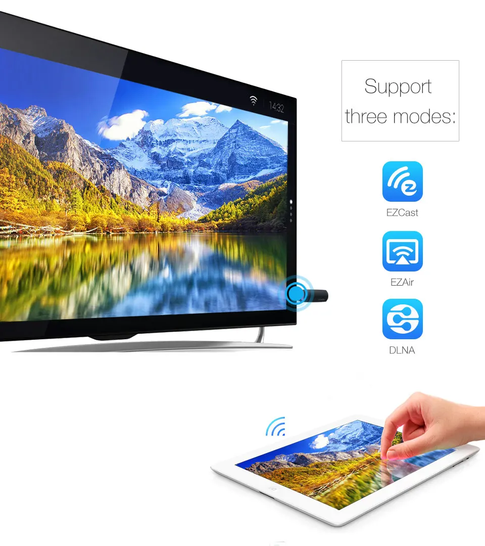Беспроводной Wi Fi адаптер HDMI Dongle видеоприставка для iPhone x 5 6 7 8 PLUS iPad Samsung s8 S9 + Note8