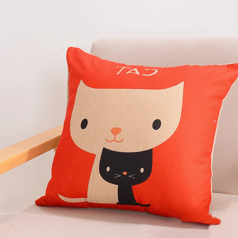 Cushion wtih cover Скандинавский домашний декор для гостиной подушка из ткани и хлопка 45*45 см cojines подушка детская - Цвет: Cushion wtih cover