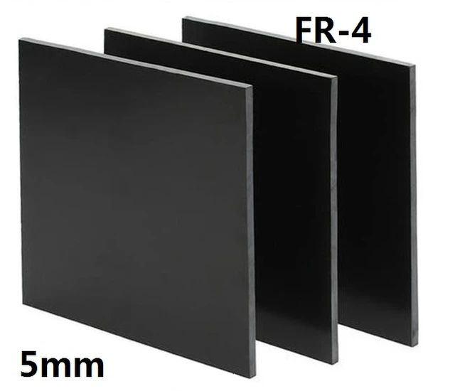 Feuille époxy en fibre de verre FR0.5 haute résistance de 4 mm d'épaisseur  pour l'électronique