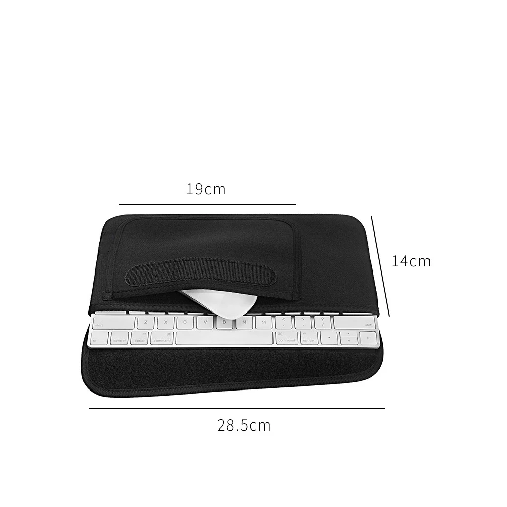 Плоский карман полная защита портативная переноска ПУ кожа Пыленепроницаемая мышь защитный чехол для Apple клавиатура сумка для хранения