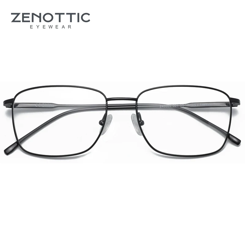 Бренд ZENOTTIC ультралегкие оправы из чистого титана для женщин квадратные оптические очки модные очков ПРИ