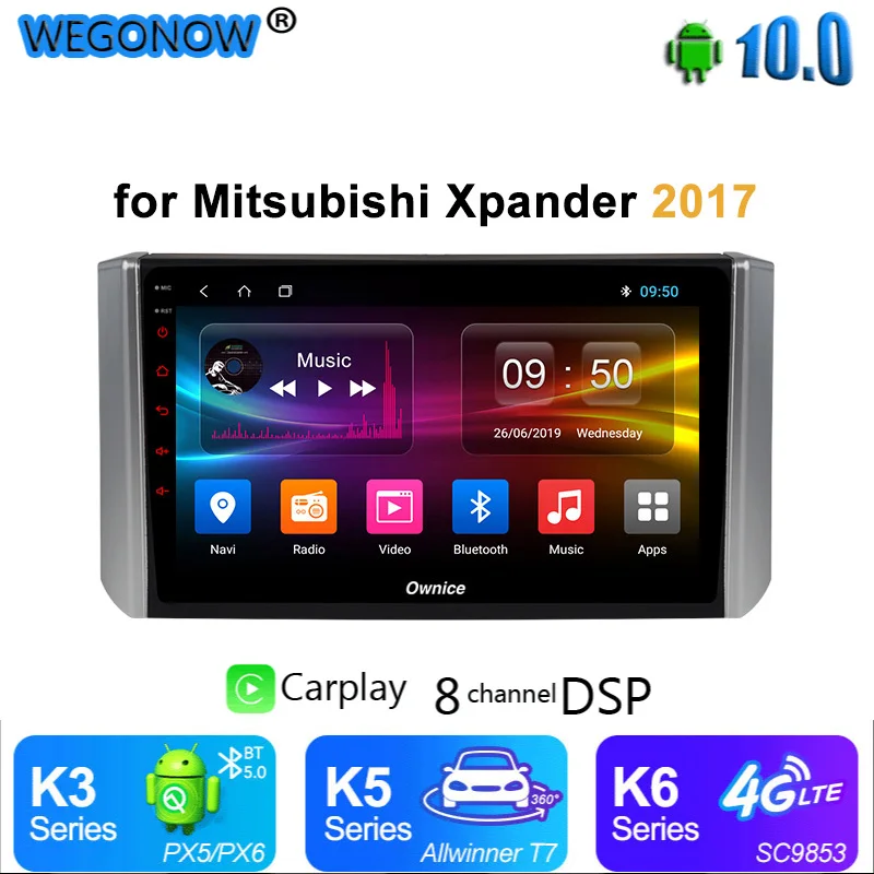 Ownice carplay Android 10 автомобильное радио видео GPS навигация Мультимедиа DVR DSP 4G SPDIF 360