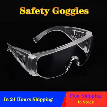 

1Pair Goggles Anti-impact Anti Fog Dust Proof Splash Spit Droplets Haze Protection Goggles Protective Goggles
