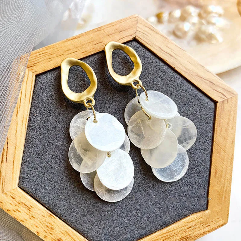 Маленькие свежие серьги-кисточки женские летние темпераментные длинные серьги новые серьги