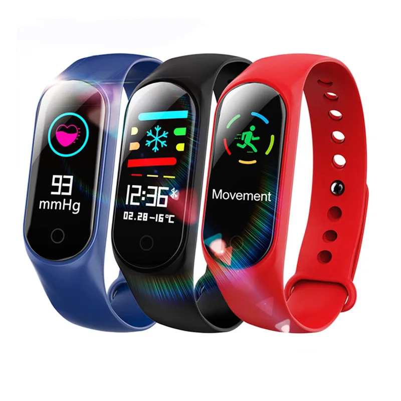 10 шт./партия смарт-браслет M3 для Android IOS фитнес-часы браслет пульсометр кровяное