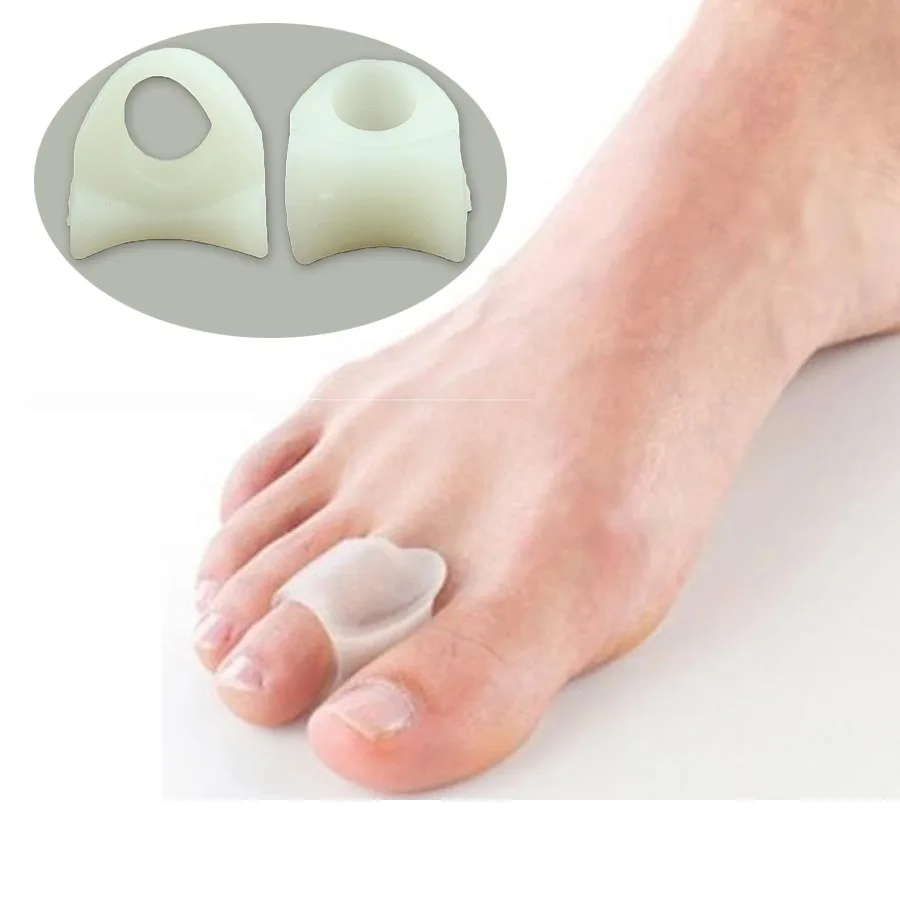 6 Pcs Silicone Toe Corrector Gel Protector Toe Finger Separator Hallux Valgus Pedicure Tools Foot Care Corrector For Toes C524