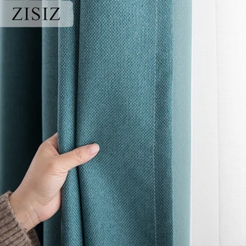 

Discount Thermal Insulated Blackout Curtain For Living Room Bedroom Window Modern Curtain Blinds Drapes
