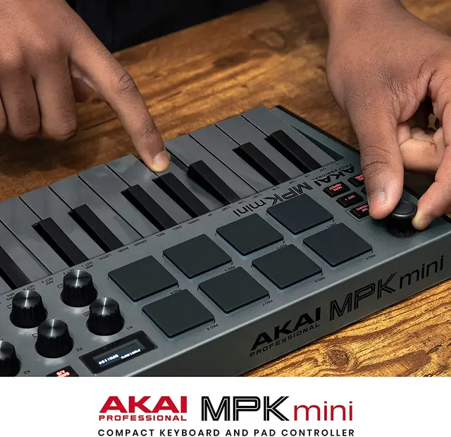 Akai Professional Mpk Mini Mk3 - 25 Key Ultra Portable Usb Midi 