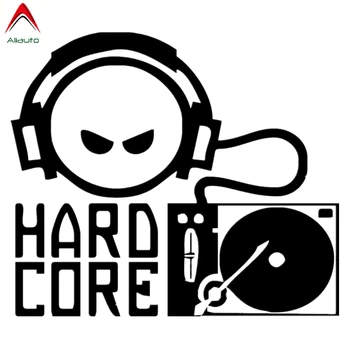 

Aliauto Creative Car Sticker DJ Hard Core Waterproof Sunscreen Decal Auto Motorcycle Accessories Vinyl,15cm*17cm