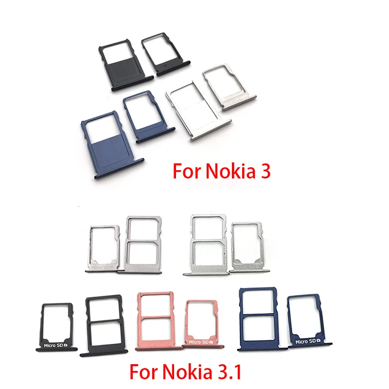 Держатель лотка для sim-карты для Nokia 5 5,1/для Nokia 3 3,1 Запасная часть
