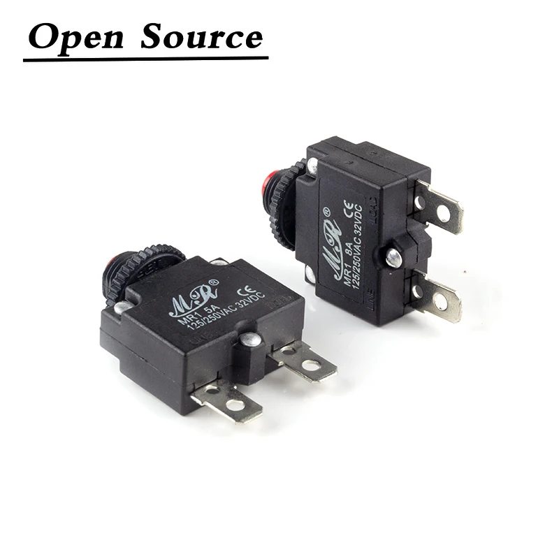 5Pcs Circuit Breaker Overload Protector Switch Fuse 2A 3A 5A 6A 7A 8A 10A 15A 20A circuit breaker