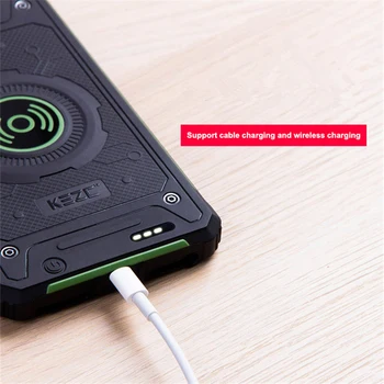 

KQJYS External Powerbank Charging Power Bank For iPhone 7 8 6 6s Wireless Phone Battery Charger Cases