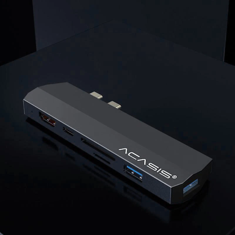 ACASIS usb type-C концентратор к HDMI адаптер 4K Thunderbolt 3 USB C концентратор с концентратором 3,0 TF sd-ридер слот PD для MacBook Pro/Air