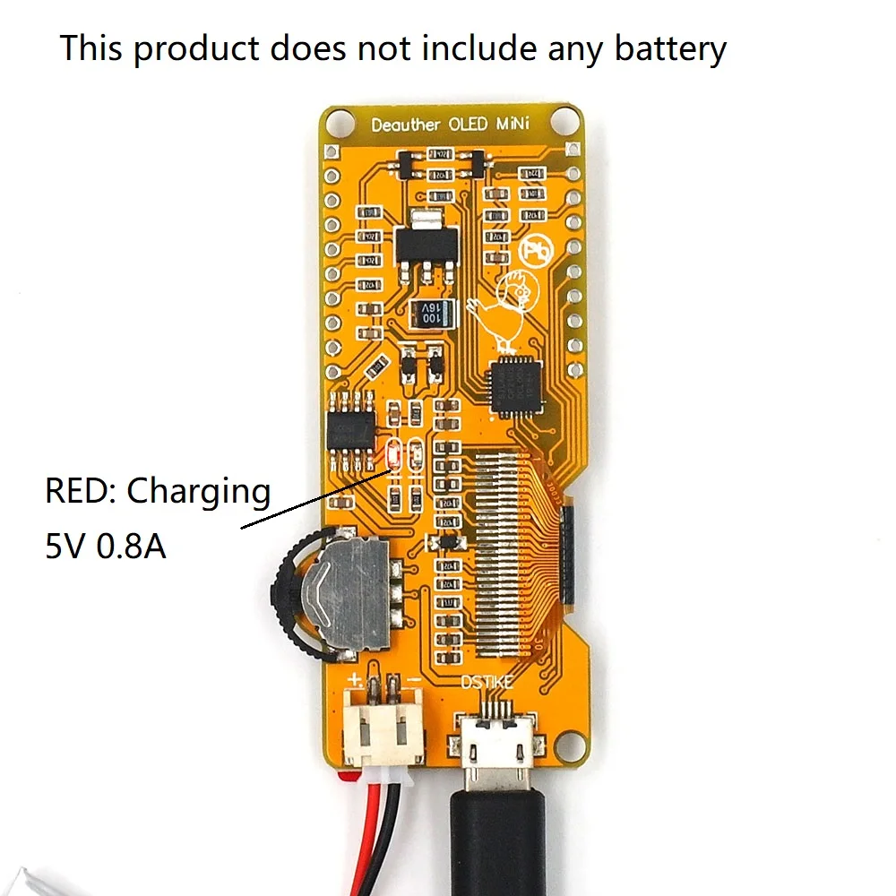DSTIKE WiFi Deauther MiNi ESP8266 с 1," OLED макетной платой D2-008